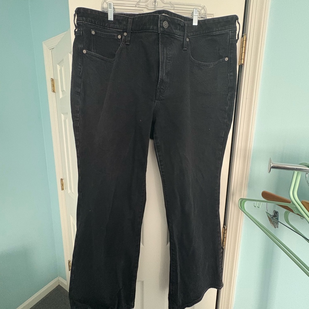 Madewell Black Flare Jeans